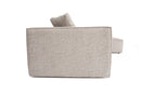 Lora (L1-O1-1R-POUFFE ) - Mocca Hörnssoffa