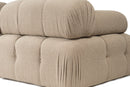 Doblo 3-sits med puff ( L1-O1-1R-Pouffe) - Persika Hörnssoffa