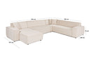 Puzzle Hörn (Chl-02-C-2R) - Beige Hörnsoffa