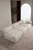 Doblo 3 Sits ( L1-O1-1R) - Cream Bouclette 3-Sits Soffa