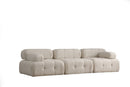 Doblo 3 Sits ( L1-O1-1R) - Cream Bouclette 3-Sits Soffa
