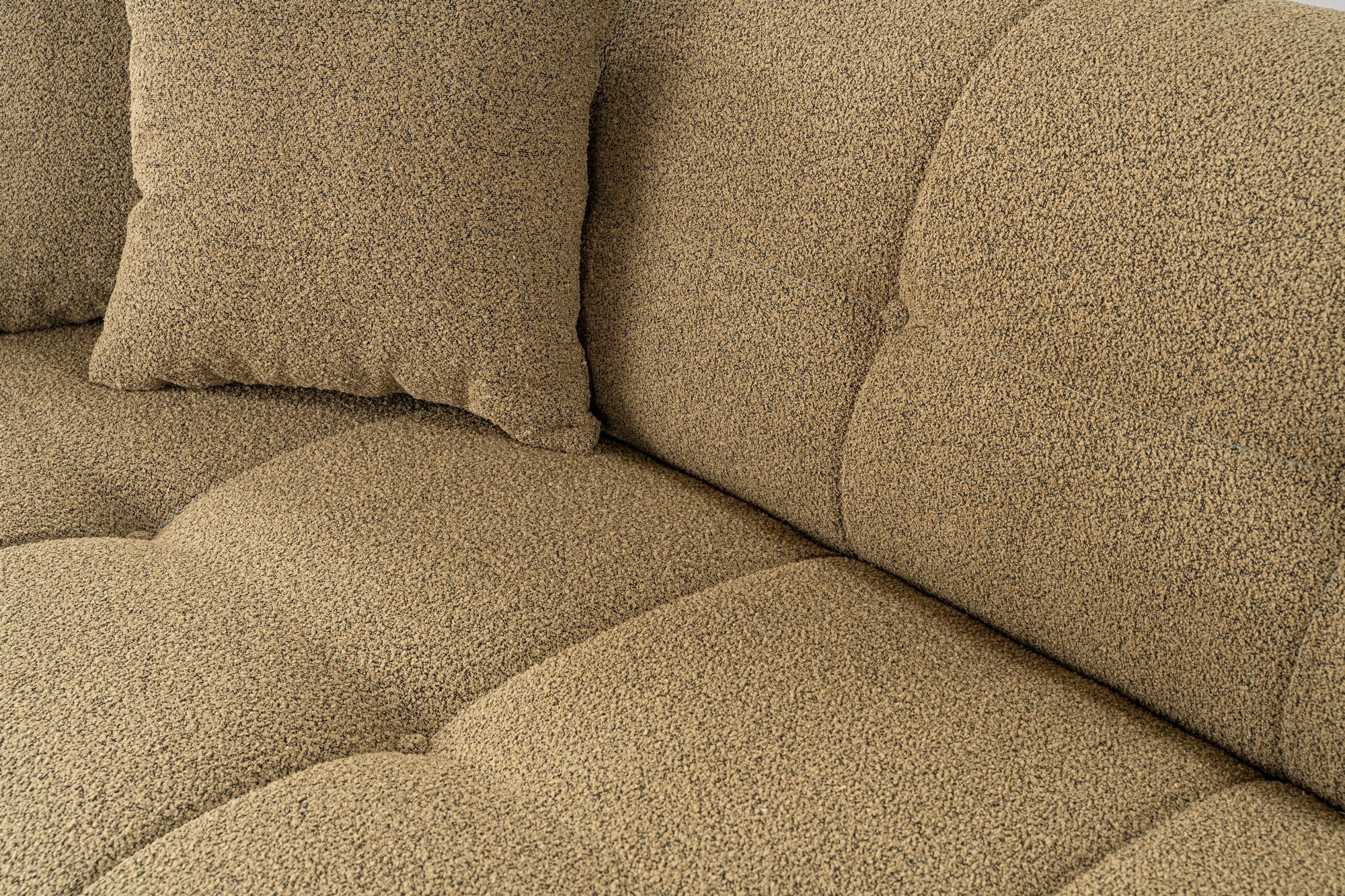 Cady - Khaki 3-Sits Soffa