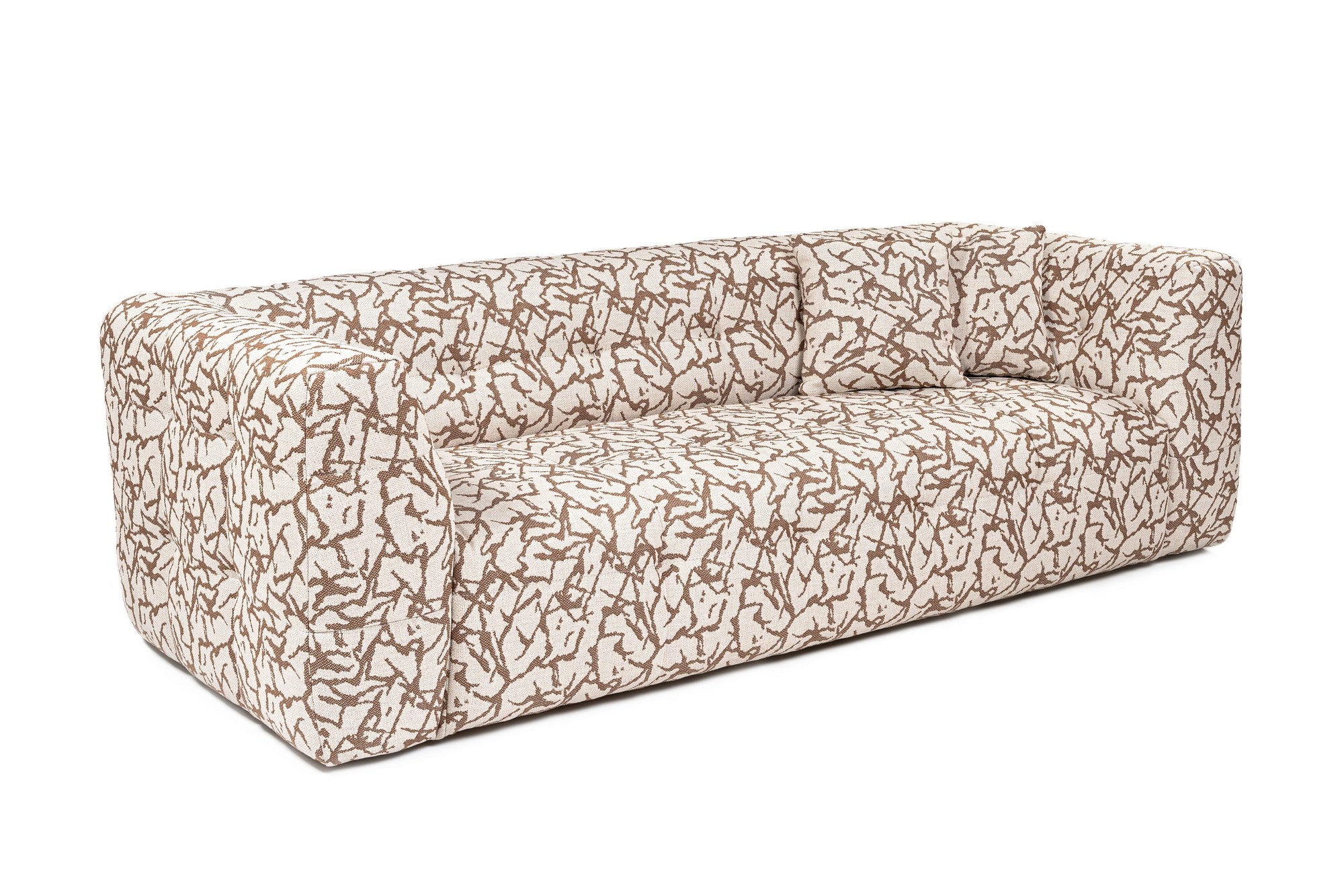Cady - Tan 3-Sits Soffa