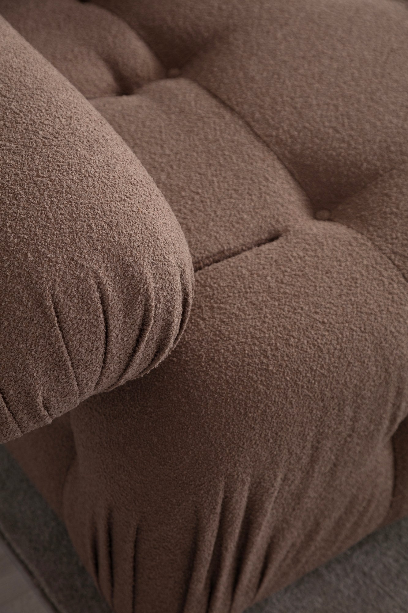 Doblo 3-sits (L1-Pouffe-1R) - Cappucino 3-sitssoffa