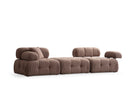 Doblo 3-sits (L1-Pouffe-1R) - Cappucino 3-sitssoffa