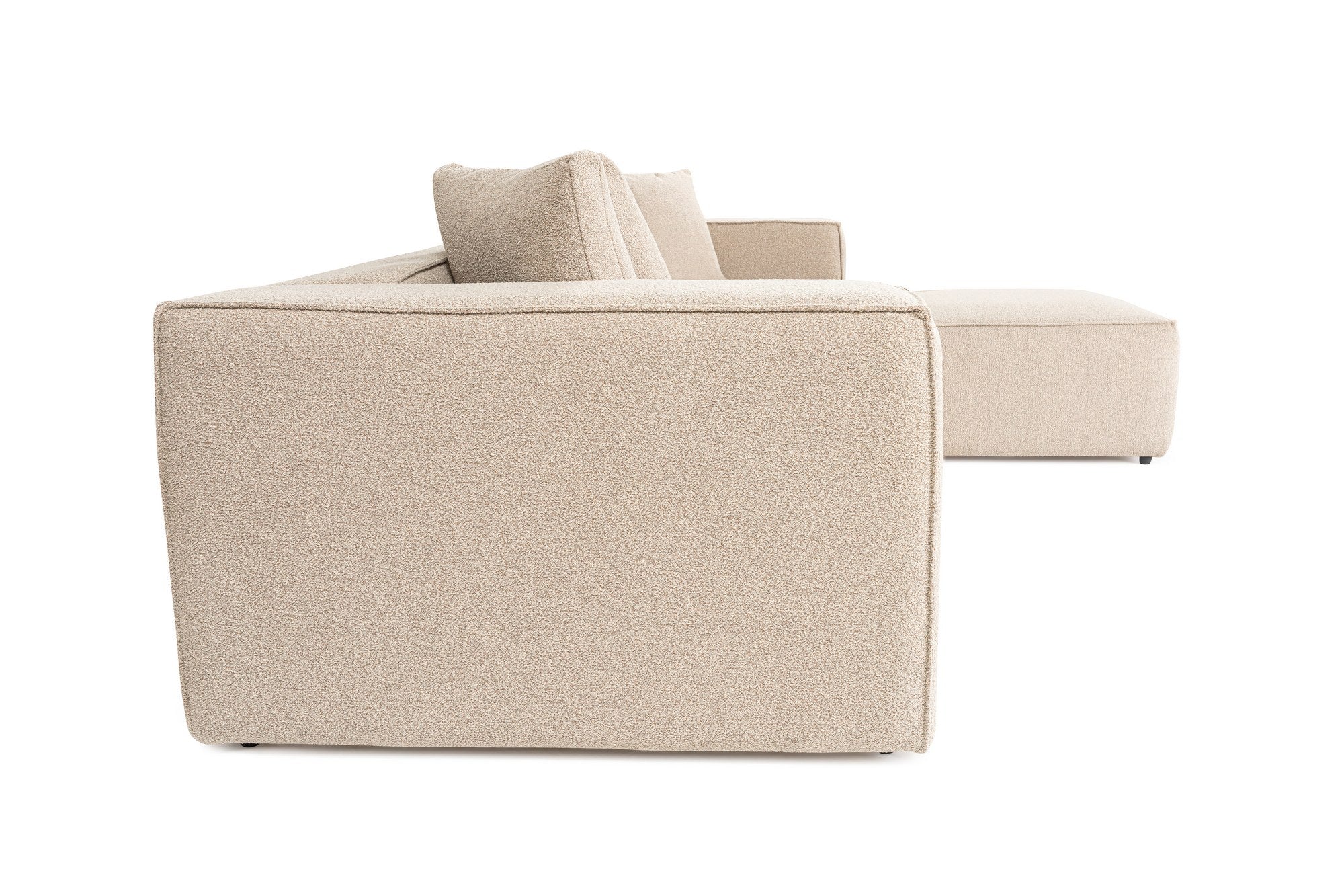 Lora (L1-O1-1R-POUFFE ) - Persika Hörnssoffa