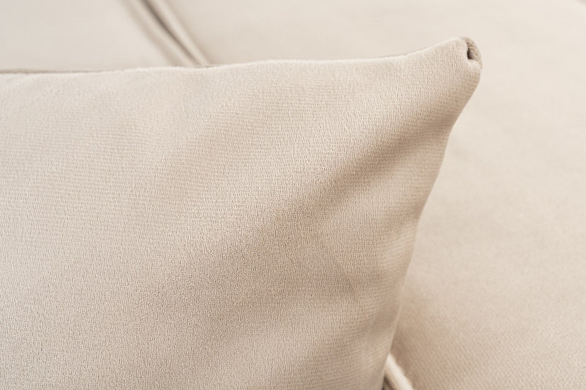 Lora (L1-O1-1R-POUFFE ) - Grädd Hörnssoffa