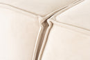Lora (L1-O1-1R-POUFFE ) - Grädd Hörnssoffa
