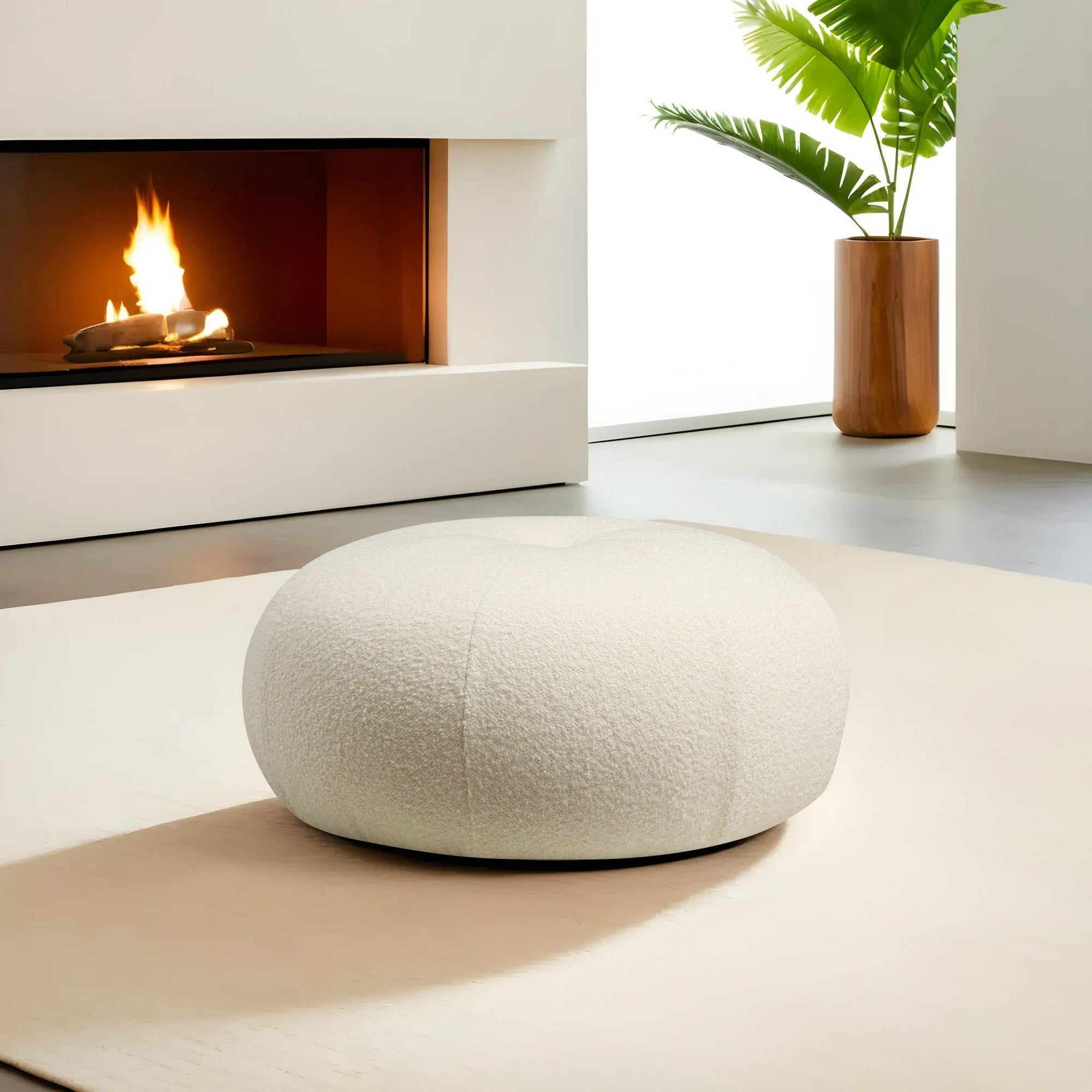 Tina - Bouclet Vit Puff