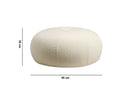 Tina - Bouclet Vit Puff