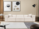 Lora 3 Seater - Ljusbrun 3-sitssoffa