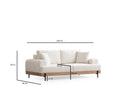 Eti Ek 3 Sits - Vit 3-Sits Soffa
