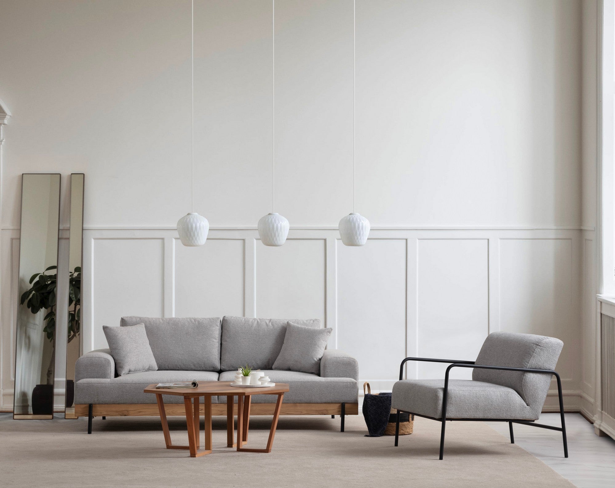 Eti Ek 3 Sits -Grå 3-Sits Soffa