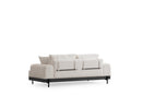 Eti Svart 3 Sits - Vit 3-Sits Soffa