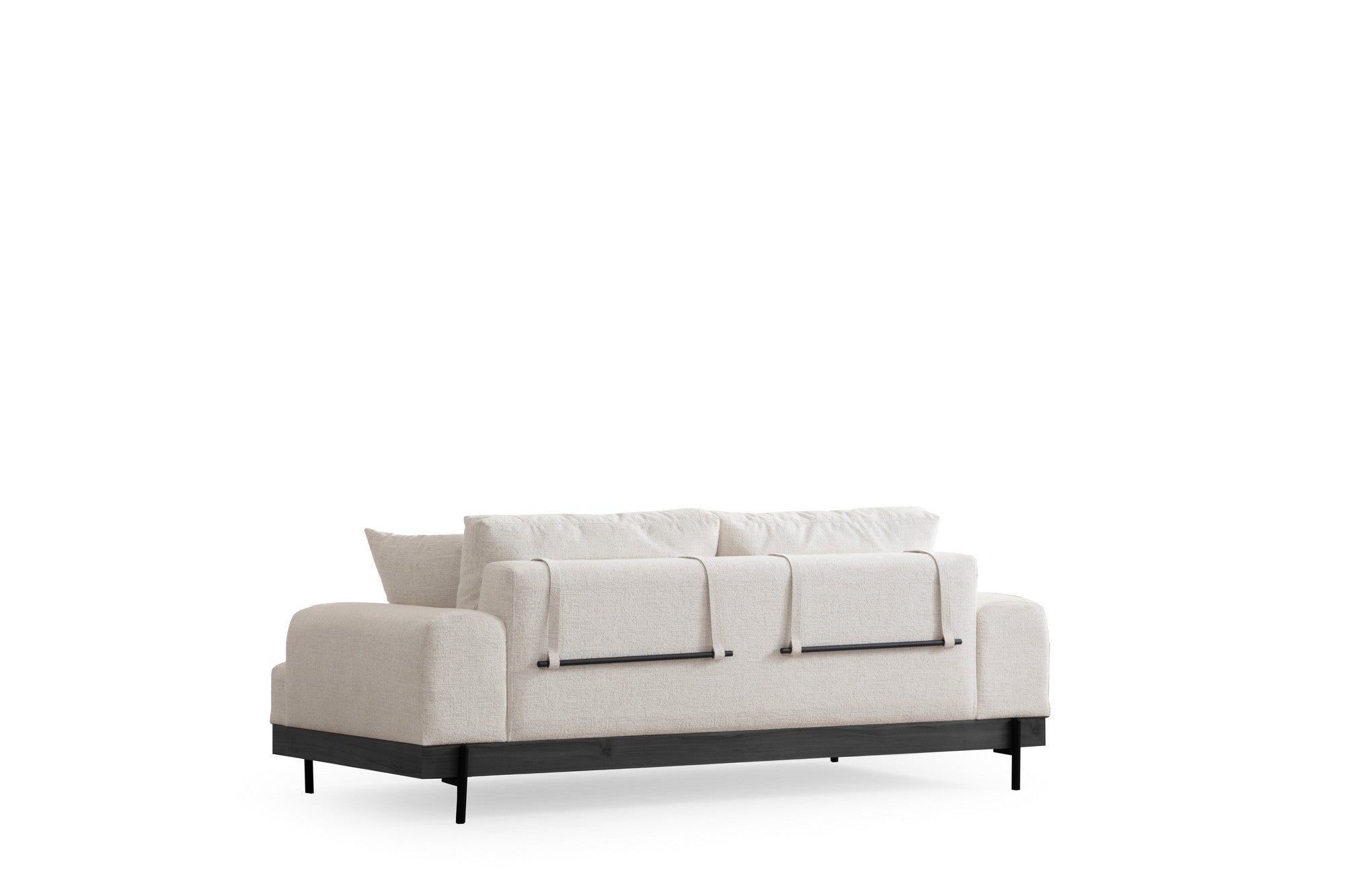Eti Svart 3 Sits - Vit 3-Sits Soffa