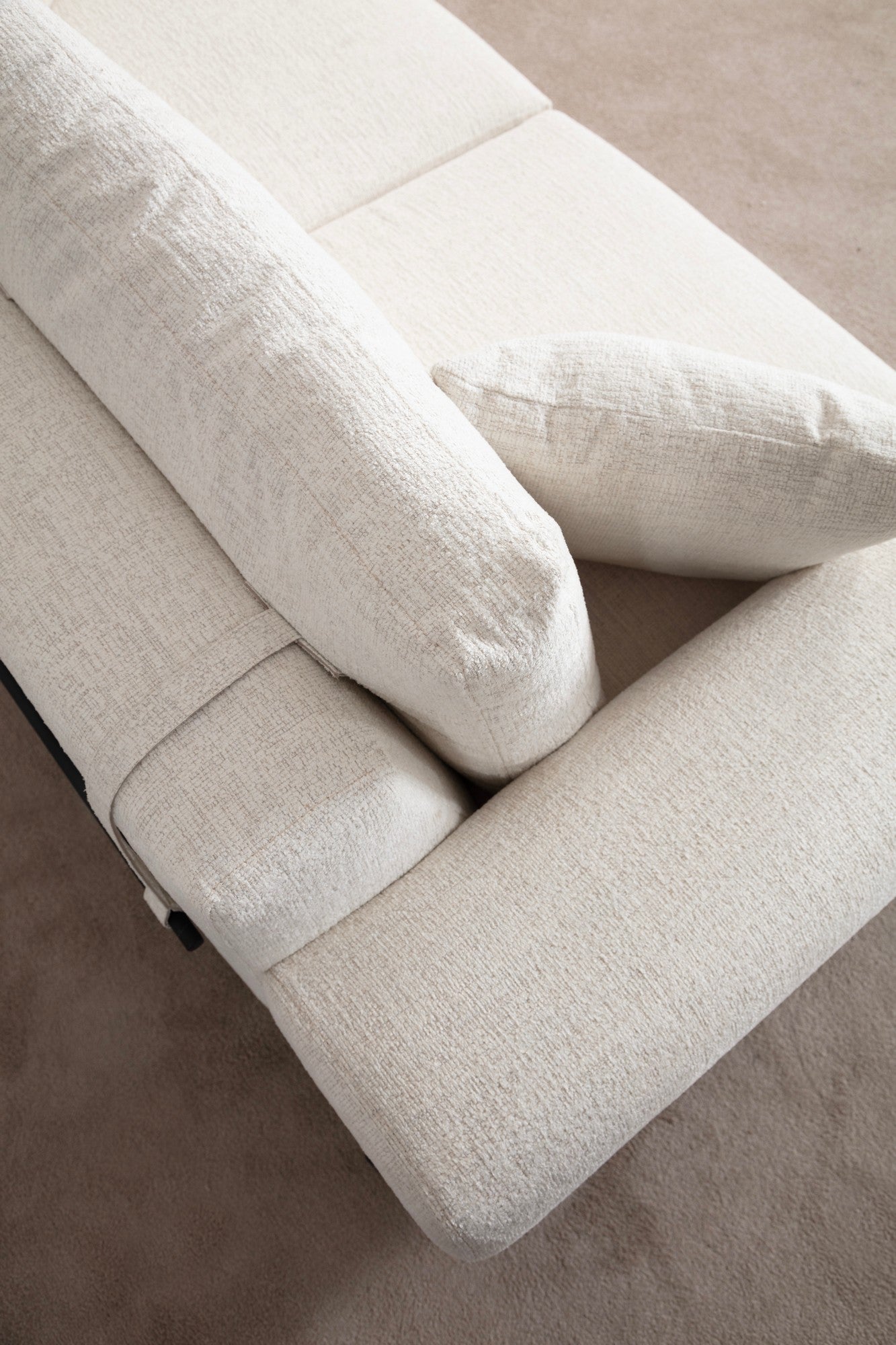 Eti Svart 3 Sits - Vit 3-Sits Soffa
