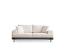 Eti Svart 3 Sits - Vit 3-Sits Soffa
