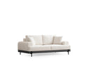 Eti Svart 3 Sits - Vit 3-Sits Soffa