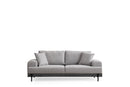 Eti Svart 3 Sits - Grå 3-Sits Soffa