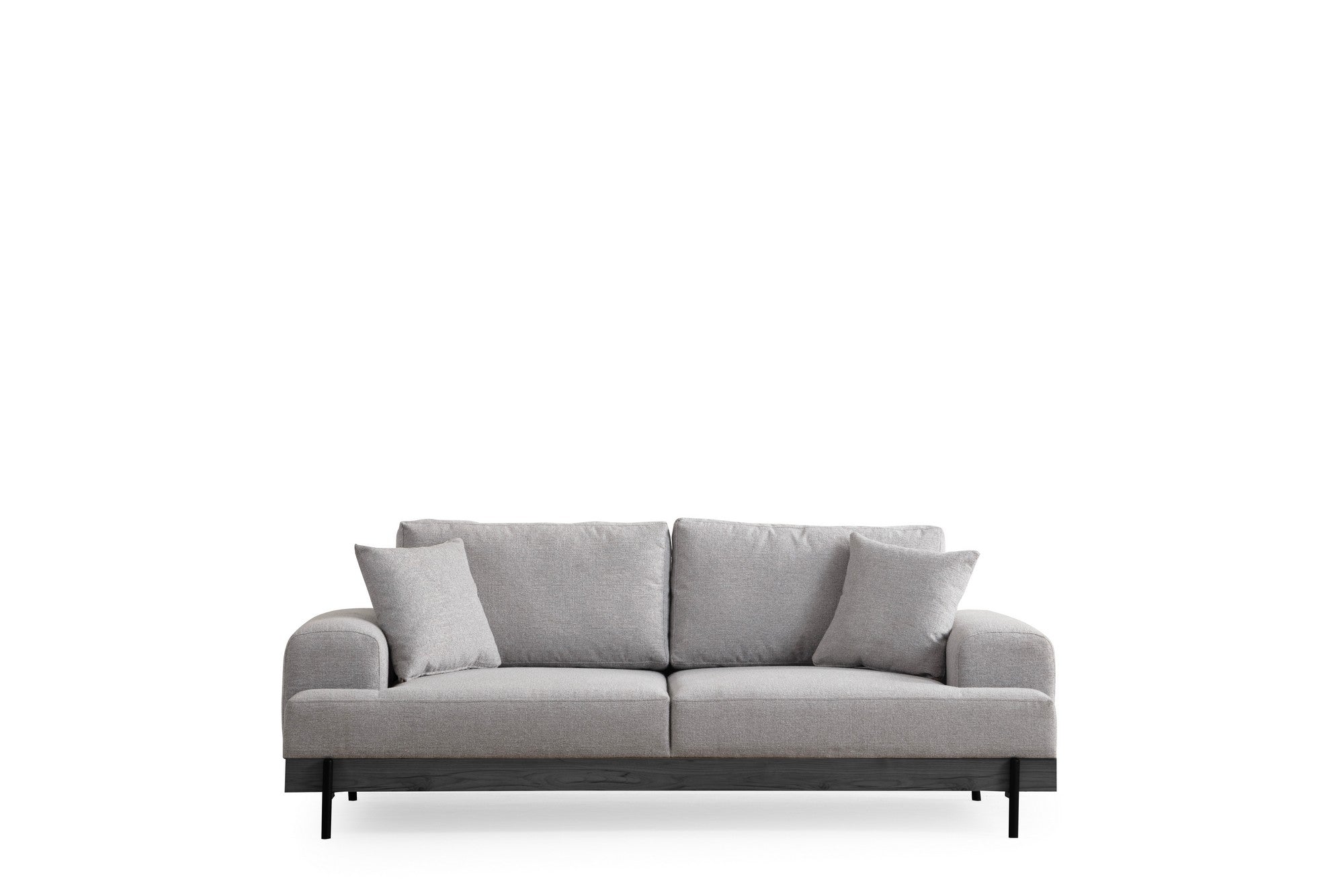 Eti Svart 3 Sits - Grå 3-Sits Soffa