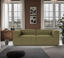 Fora 2 Sits - Grön 2-Sits Soffa