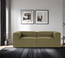 Fora 2 Sits - Grön 2-Sits Soffa