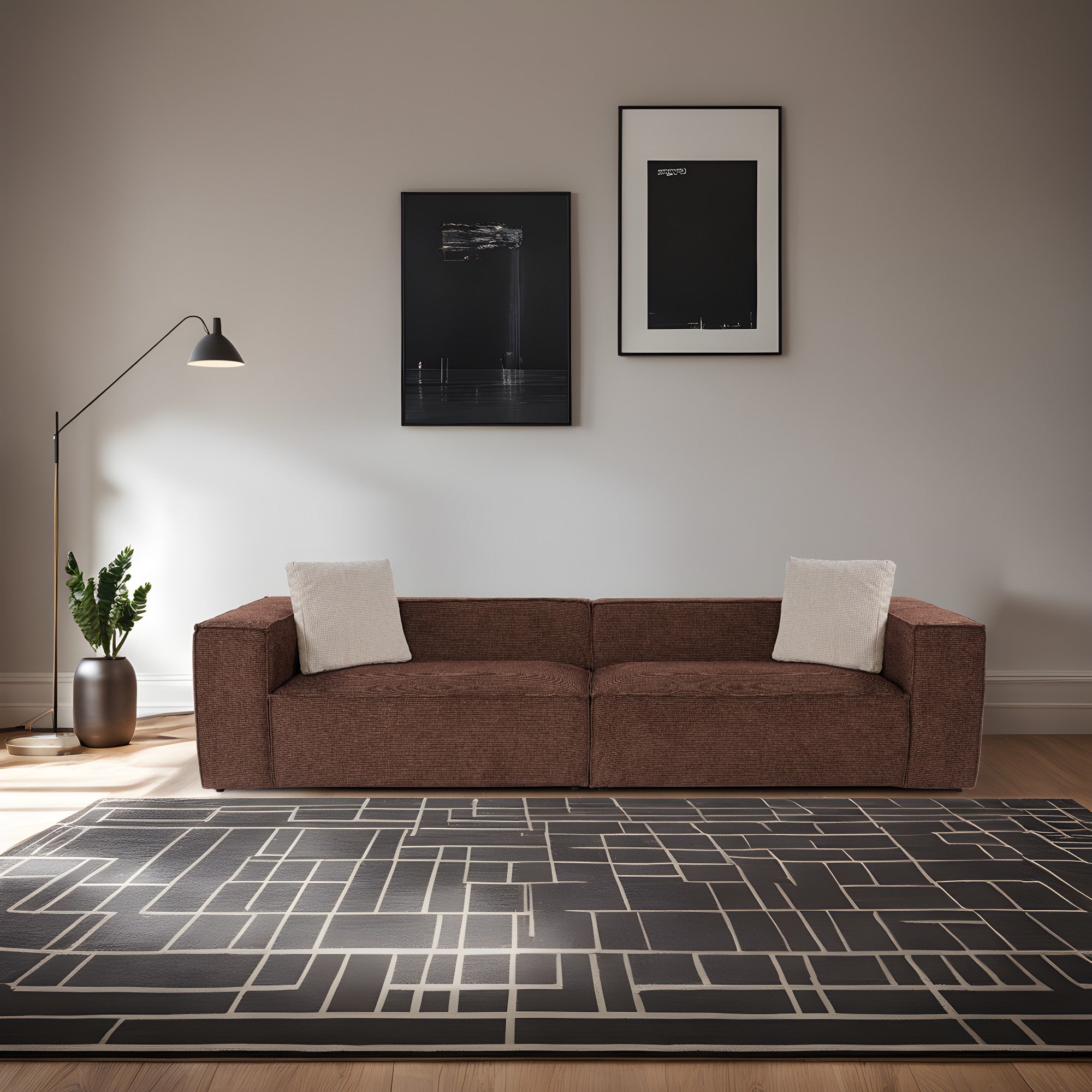 Lora L2-2R 4-Sits Soffa
