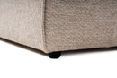 Sora (L1-O1-O1-1R-POUFFE ) - Sandbeige Hörnsoffa