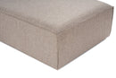 Sora (L1-O1-O1-1R-POUFFE ) - Sandbeige Hörnsoffa
