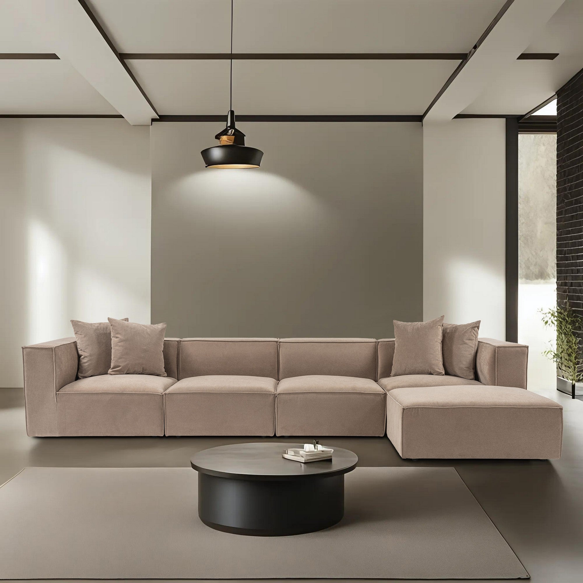 Sora (L1-O1-O1-1R-POUFFE ) - Kaffe Hörnsoffa
