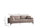 Astana 3 Sits - Beige 3-Sits Soffa
