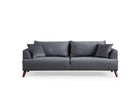 Buhara 3 Sits - Mörkgrå 3-Sits Soffa
