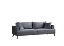 Buhara 3 Sits - Mörkgrå 3-Sits Soffa