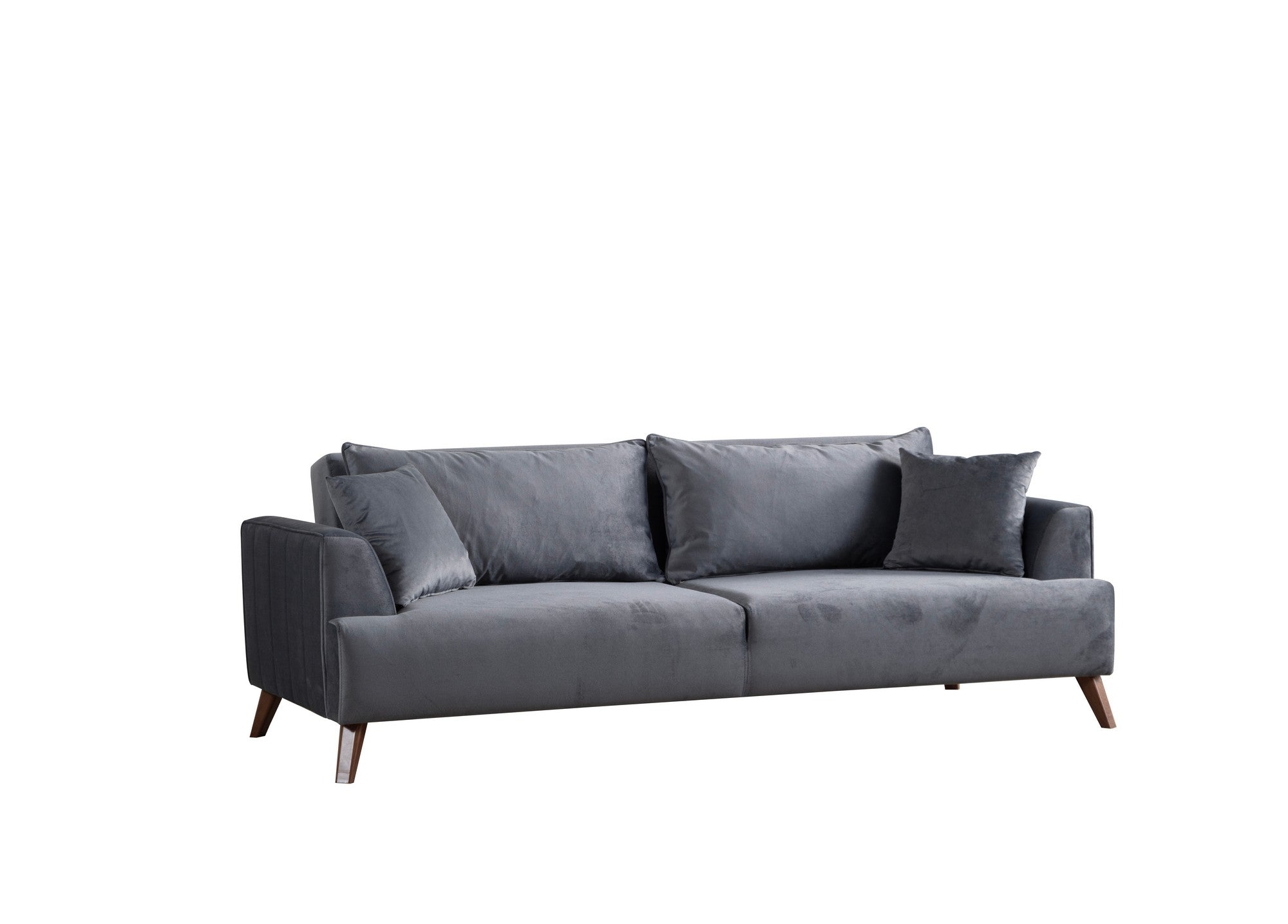 Buhara 3 Sits - Mörkgrå 3-Sits Soffa