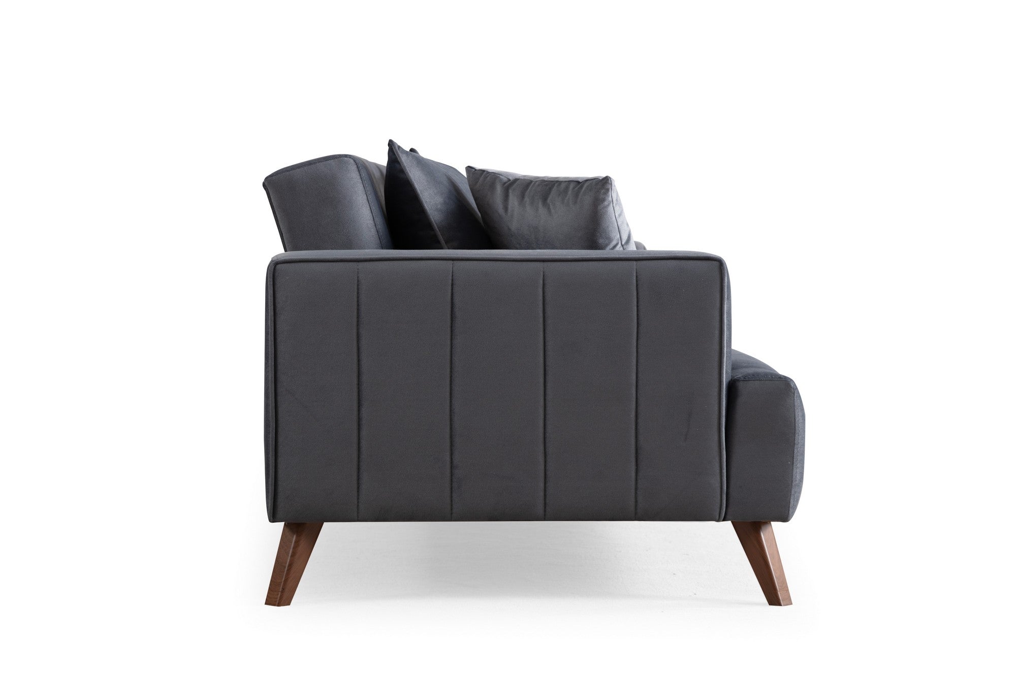 Buhara 3 Sits - Mörkgrå 3-Sits Soffa