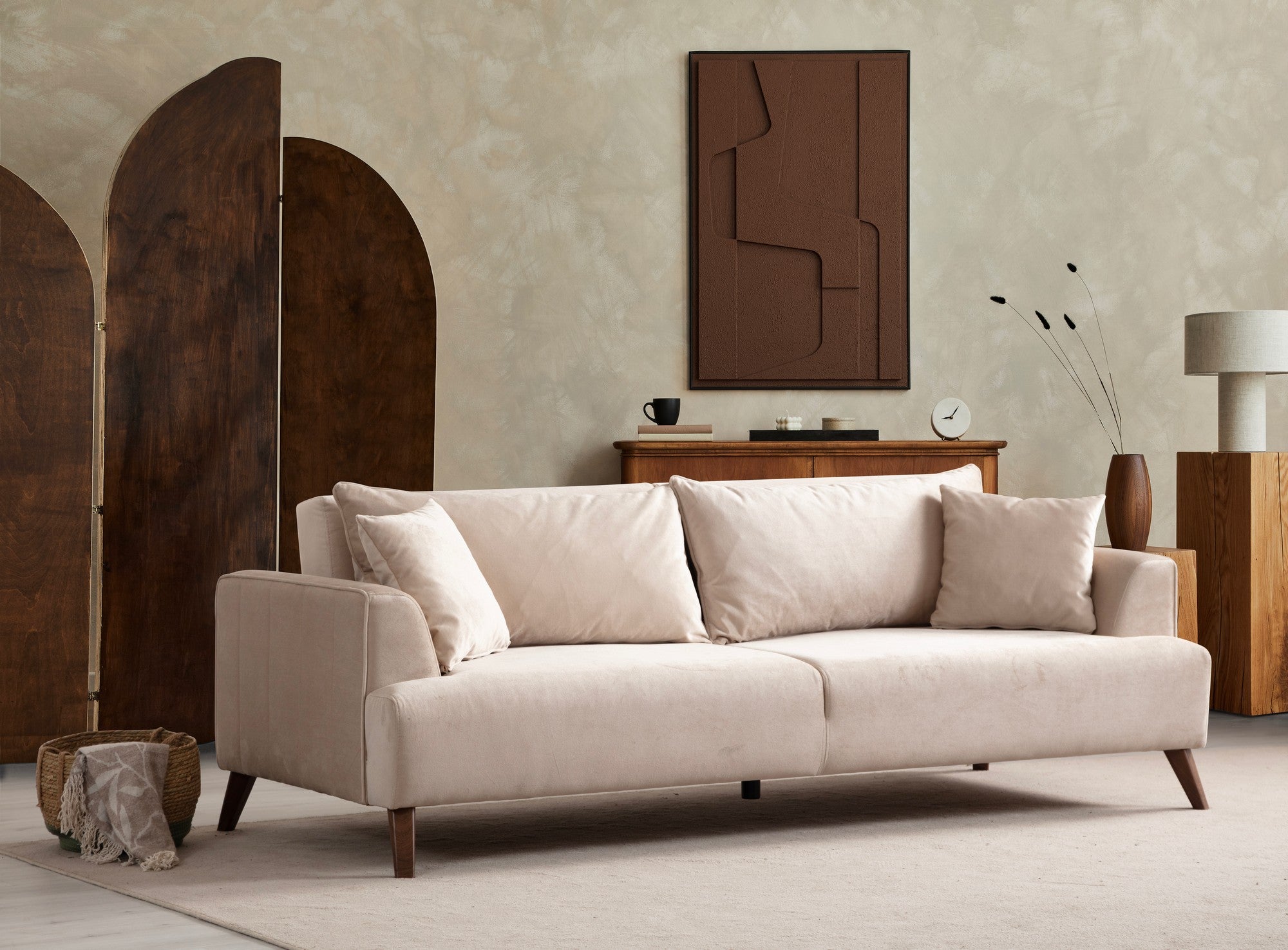 Buhara 3 Sits - Ecru 3-Sits Soffa