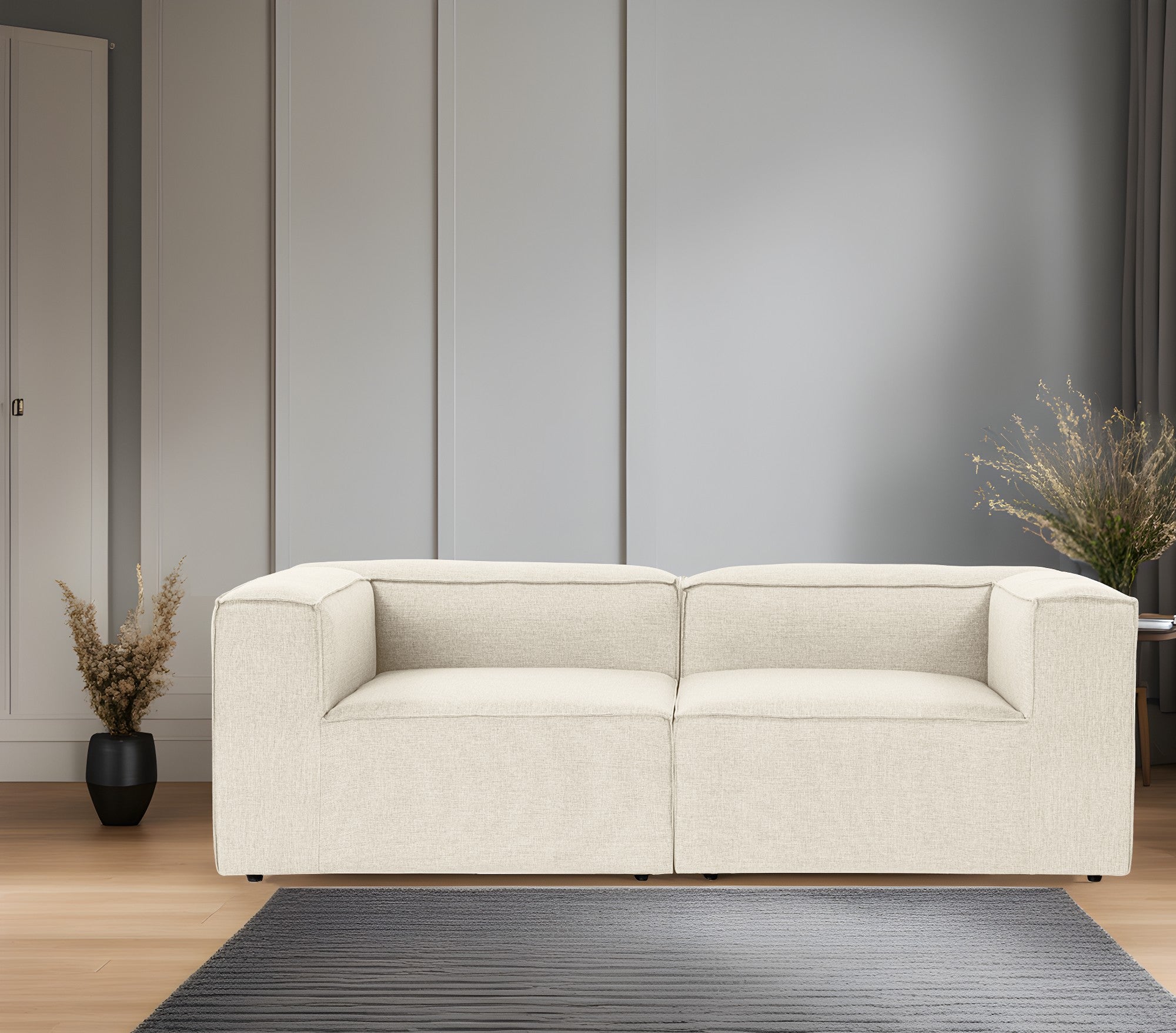 Fora 2 - Ecru 2-Sits Soffa