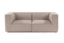 Sora 2 - Sandbeige 2-sitssoffa