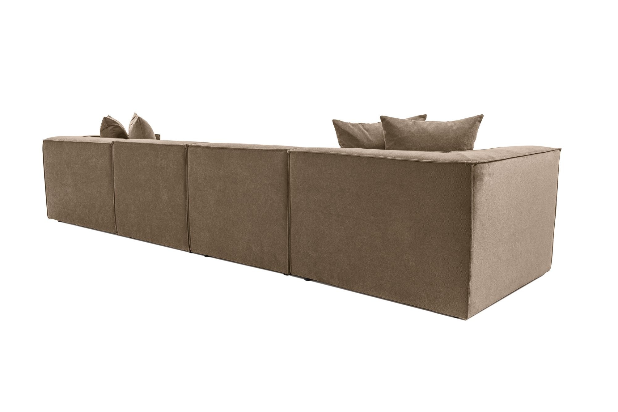 Sora (L1-O1-O1-1R-POUFFE ) - Brun Hörnsoffa