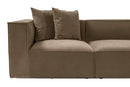 Sora (L1-O1-O1-1R-POUFFE ) - Brun Hörnsoffa