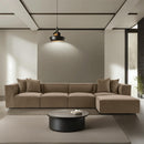 Sora (L1-O1-O1-1R-POUFFE ) - Brun Hörnsoffa