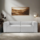 Fora 2 Sits - Ljus Grå 2-Sits Soffa