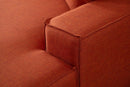 Pırlo Corner Right - Orange Hörnsoffa-säng