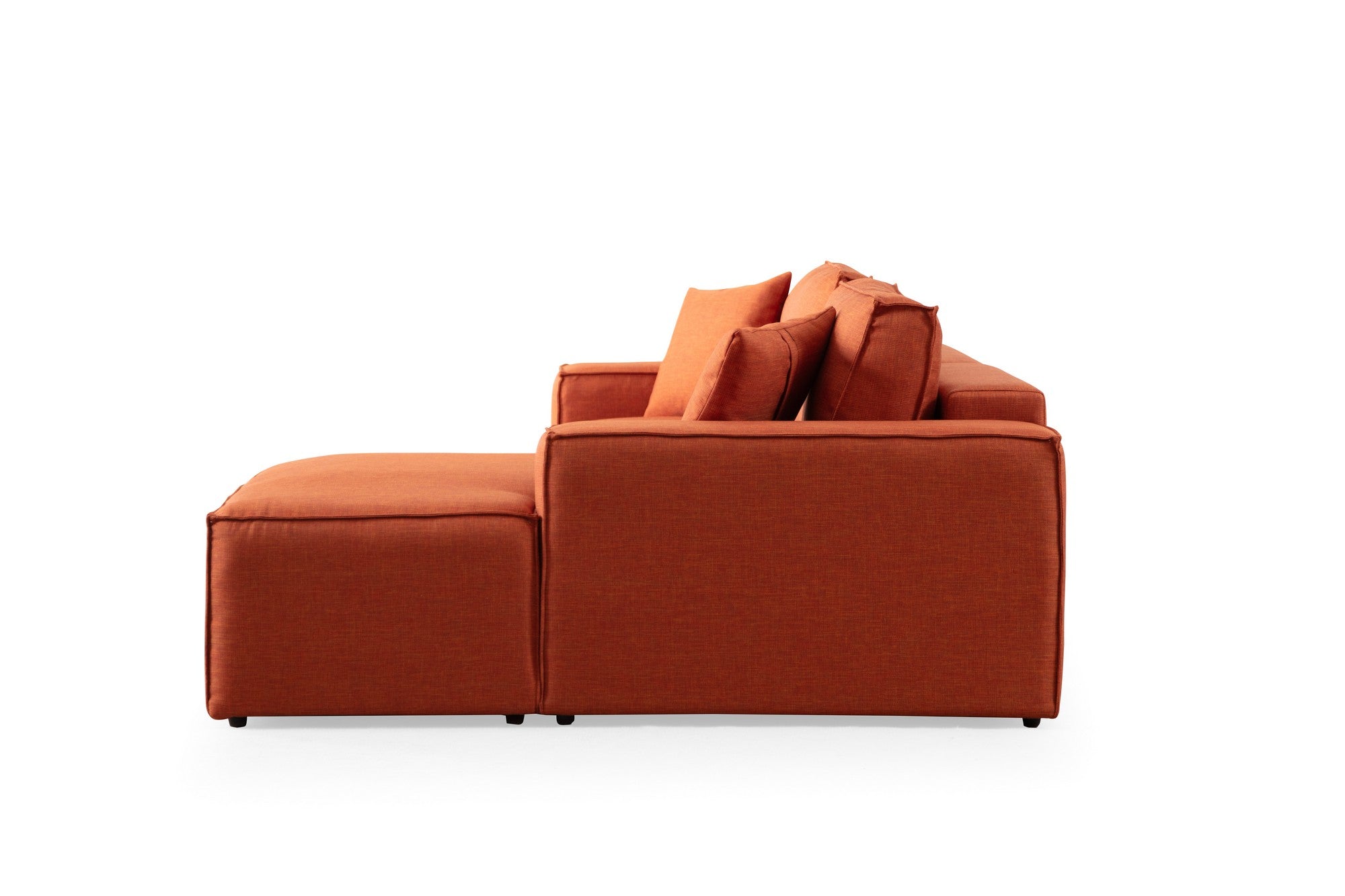 Pırlo Corner Right - Orange Hörnsoffa-säng