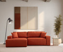 Pırlo Corner Left - Orange Hörnsoffa-säng
