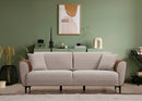 Aren - Beige, Kanel 3-sits Soffa-Bädd