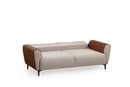 Aren - Beige, Kanel 3-sits Soffa-Bädd