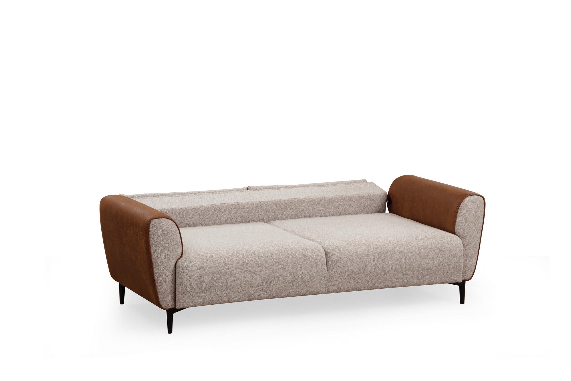 Aren - Beige, Kanel 3-sits Soffa-Bädd