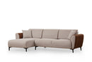 Aren Left - Beige, Kanel Hörnsoffa-säng