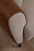 Aren Right - Beige, Kanel Hörnsoffa-säng